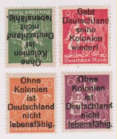 unbekannte Briefmarken - (Werbung, Briefmarken, Propaganda)