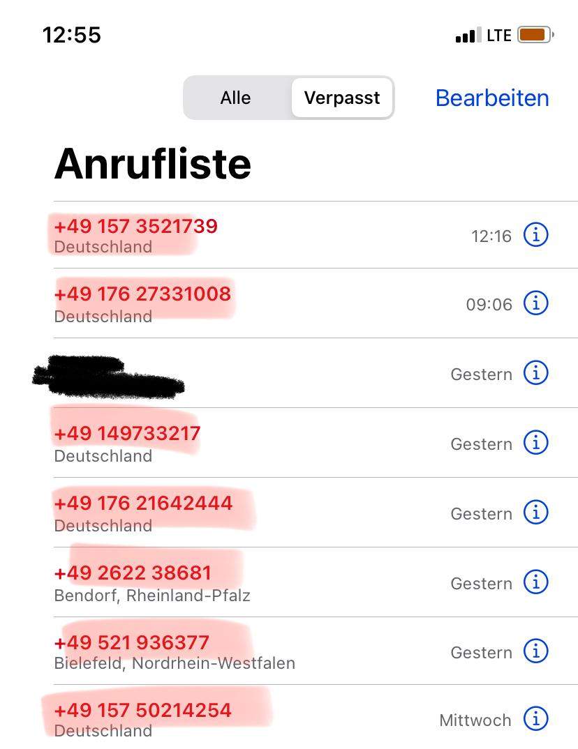 Unbekannte Nummern, was tun? (Anruf, unbekannte Nummer)