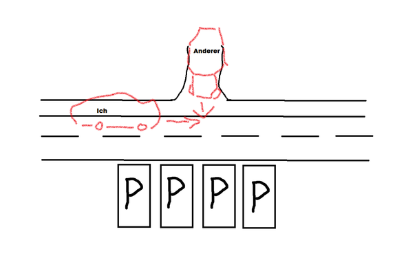 Unfall beim Rückwärtsfahren in die Seite (Auto, parken, rückwärts)