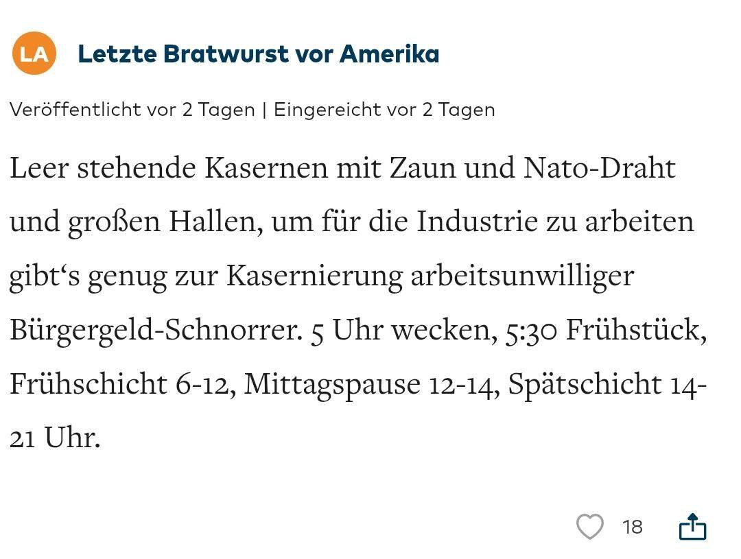 Unfassbar: AfD-Fans träumen schon von Arbeitslagern! (Recht, Geschichte ...