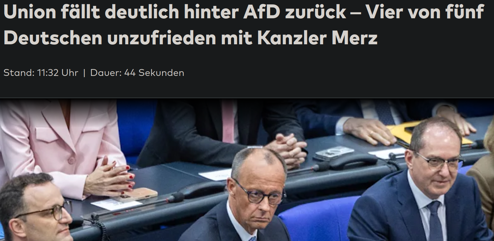Union fällt deutlich hinter AfD zurück. Was tun? (Politik, Deutschland ...