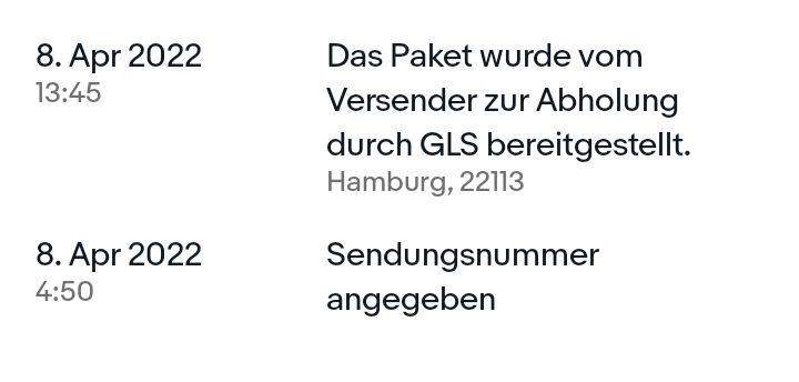 Unlogische Angabe bei eBay? (Post, Paket, Versand)