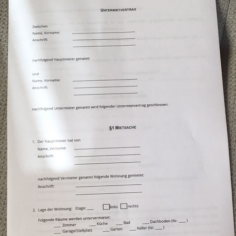 Untermieter kündigen ohne vertrag Untermieter kündigen ohne vertrag