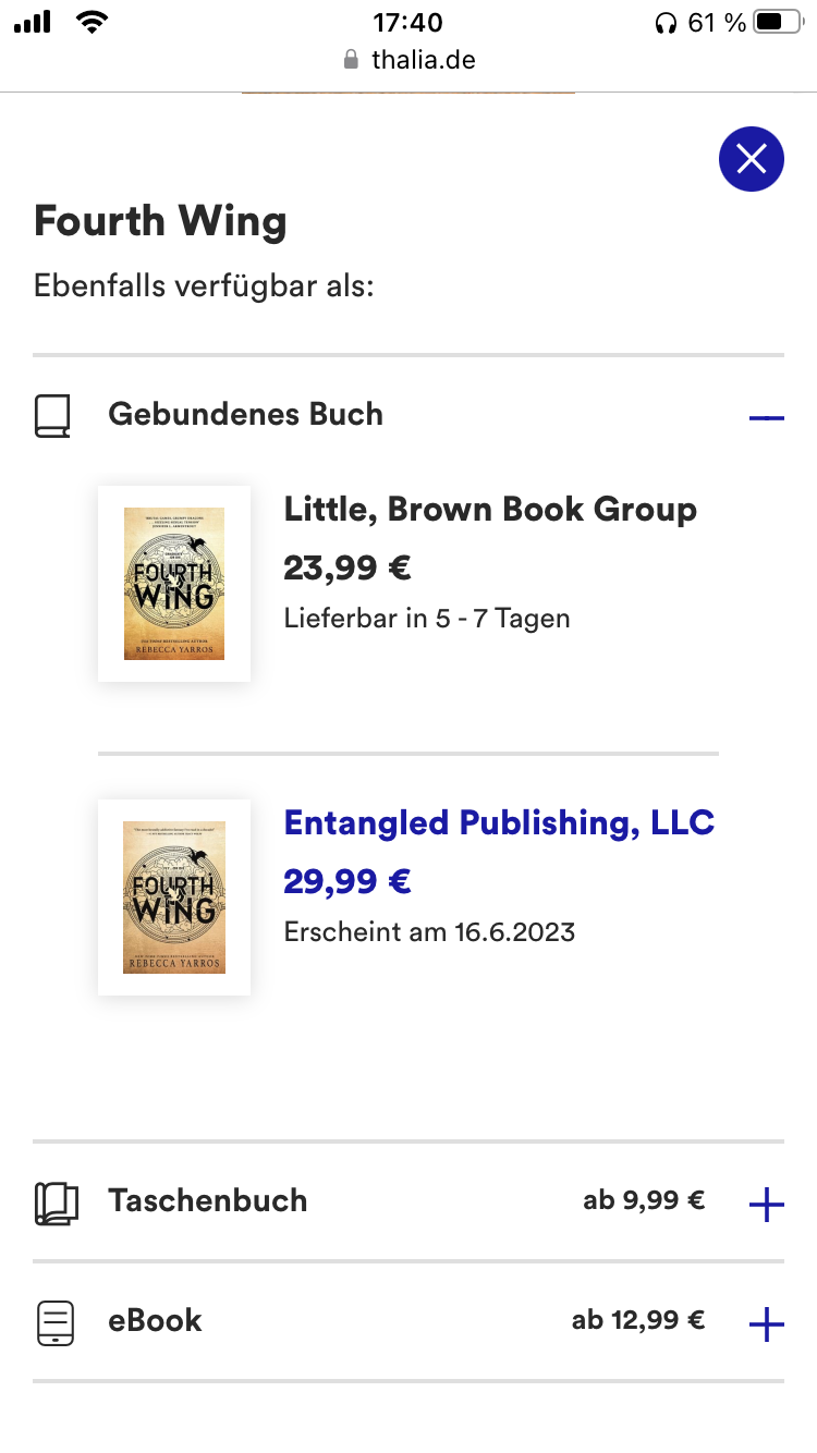 Unterschied Fourth Wing? (lesen, Fantasy, FantasyBücher)