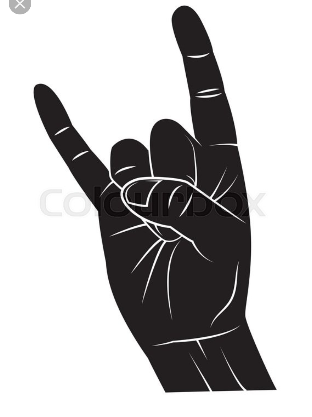 Unterschied Metal Hande Musik Rock Hand