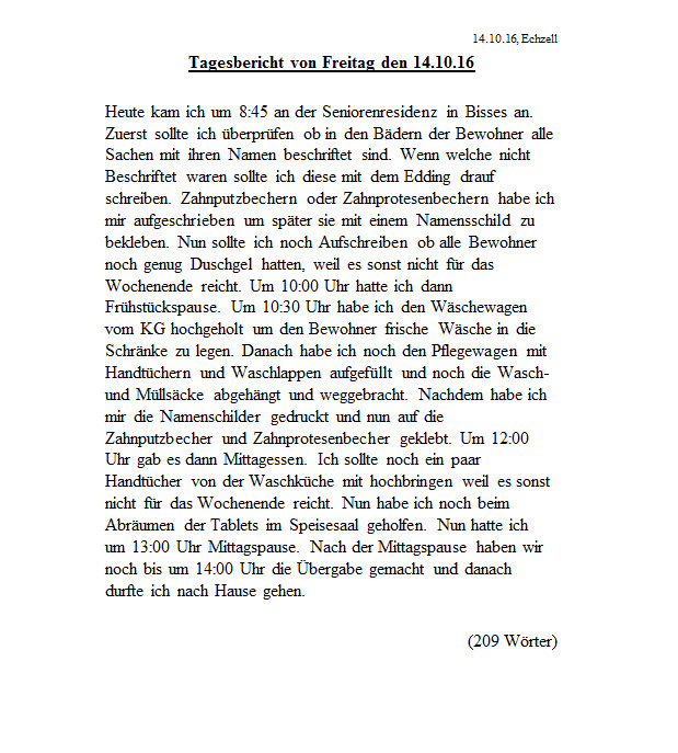 Unterschied Wochenbericht Und Tagesbericht Praktikum Wochenbericht Schreiben Ausbildung