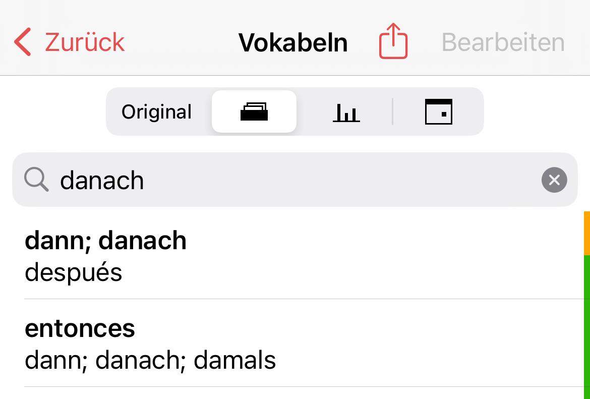 Unterschied zwischen „después“ und „entonces“? (Sprache, Lernen, Grammatik)