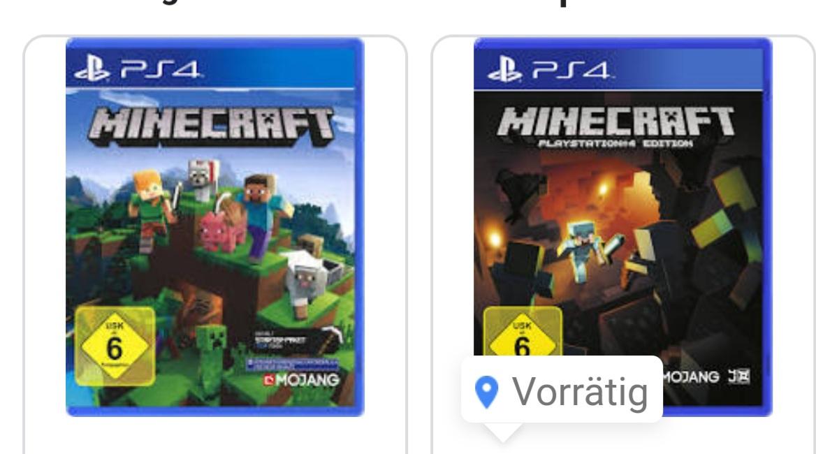Unterschiede zwischen den beiden Minecraft Spielen