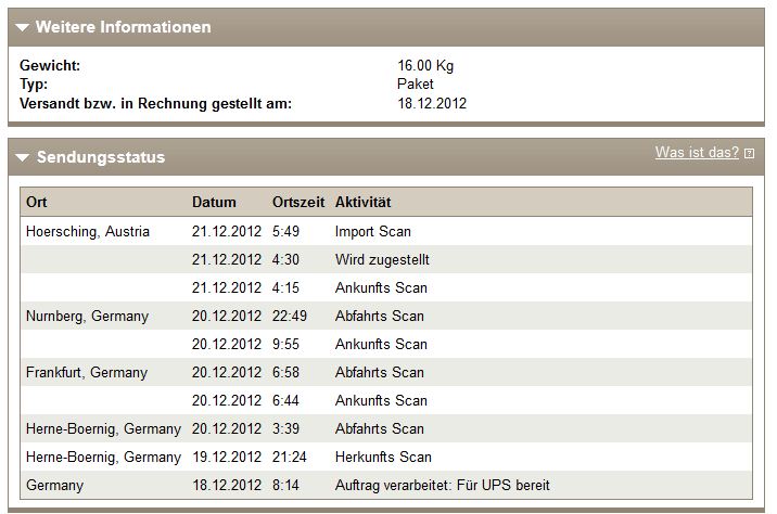 UPS Lieferzeit | wird das heute noch was , Eure meinung . (Lieferung)