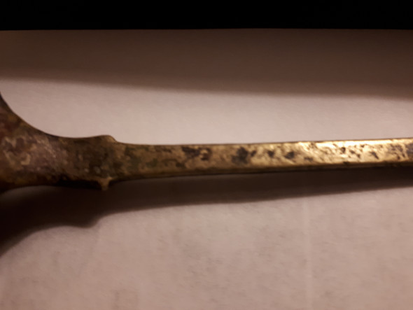 Uraltes Besteck Aus Dem Ozean Reinigen Haushalt Kultur Metall Am Löffelstil Ist Ganz Schwach Ein Löwe Mögl Name Zu Sehen Es Wurde Von Einem Gesunkenen Schiff Im Ind Ozean Vor Sa Gesalvaged Wie Reinigt Man Das