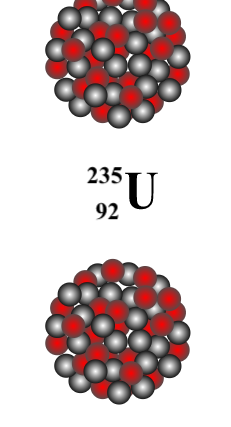 Uran-235-Kerne - (Physik, Atomkraftwerk, Kernspaltung)