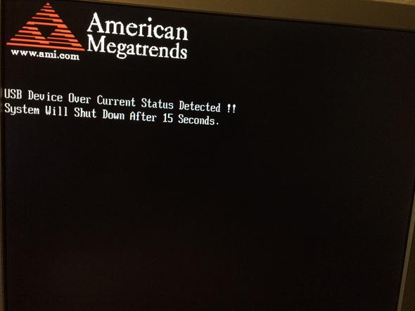 Usb Device Over Current Status Detected Losung Pc Mainboard Kurzschluss