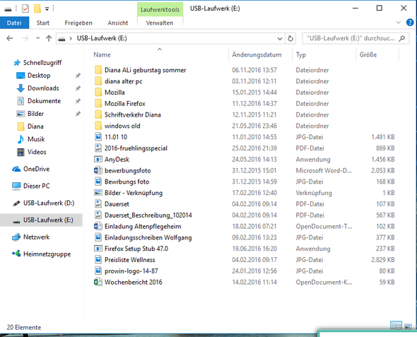 Sieht man hier - (Computer, PC, USB)