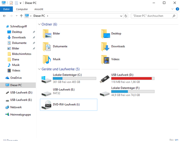 Sieht man hier - (Computer, PC, USB)