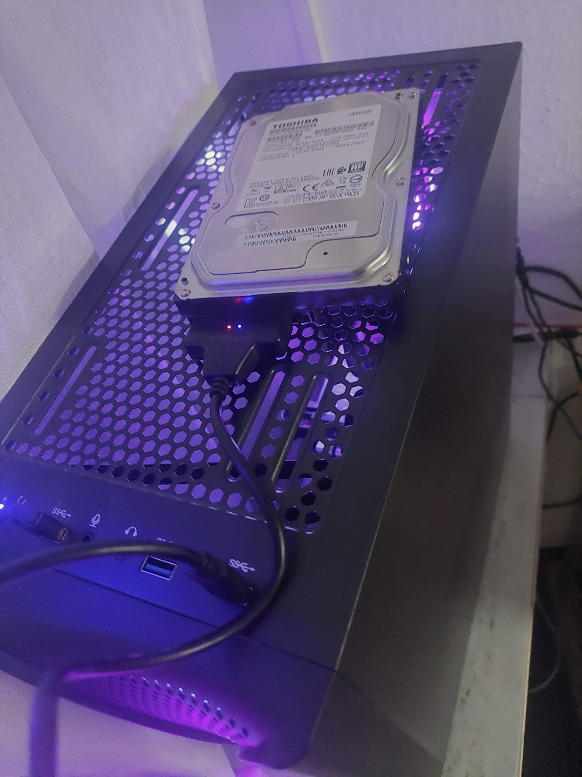 Reagle USB Zu SATA Adapter Mit Netzteil - 5Gb/s Für 2,5/3,5 HDD/SSD Bis 12TB