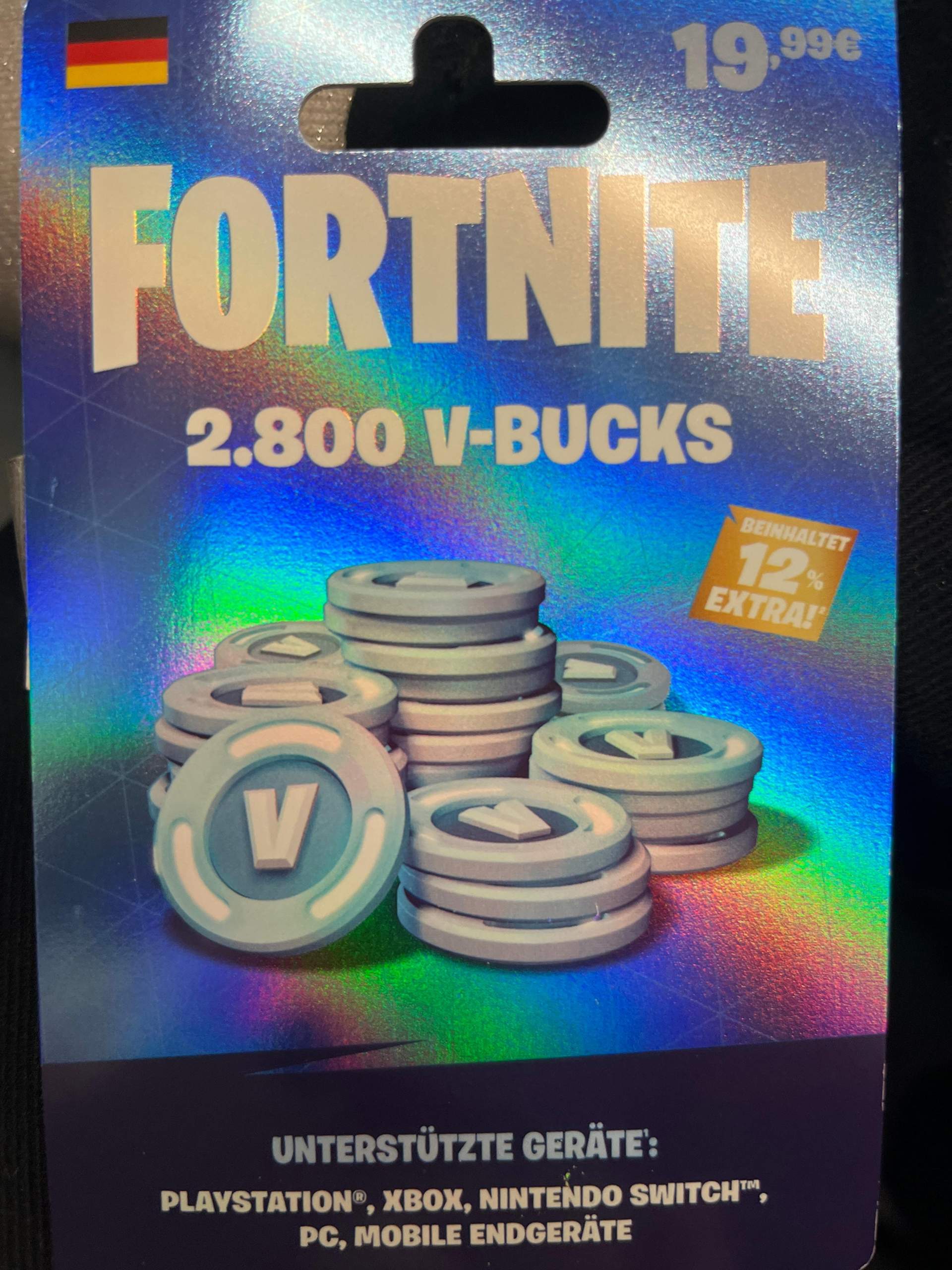 V Bucks Karte? (Fortnite, Epic Games)