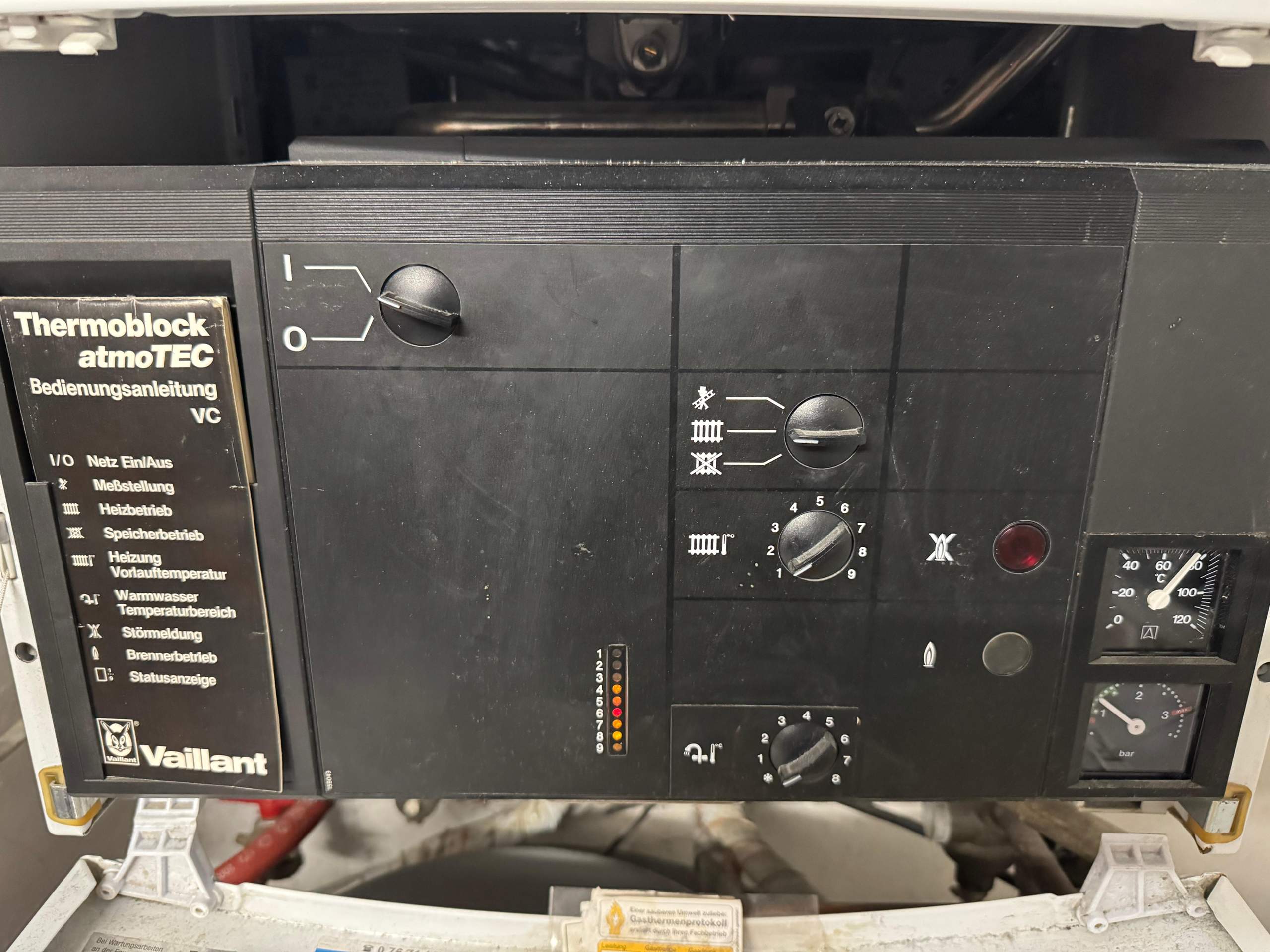 Vaillant atmotec vc 204 xeu hl falsche Einstellungen? (Heizung