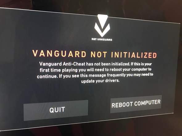 vanguard valorant install