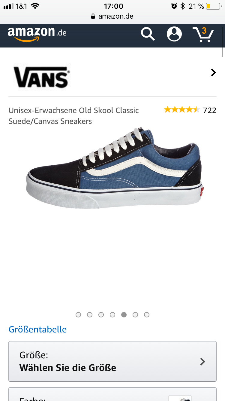 Vans old sales skool alte amazon