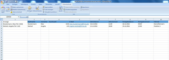 Tabelle1 - (programmieren, Microsoft Excel, VBA)
