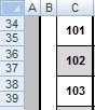 Ausschnitt aus Tabelle2 - (programmieren, Microsoft, Microsoft Excel)