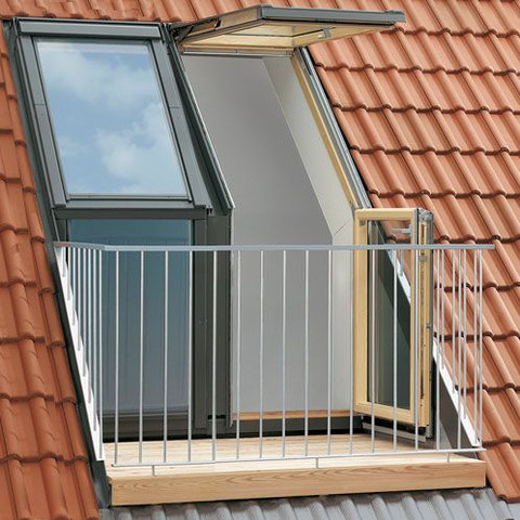 Velux dachbalkon  - (Holz, Balkon, Dach)