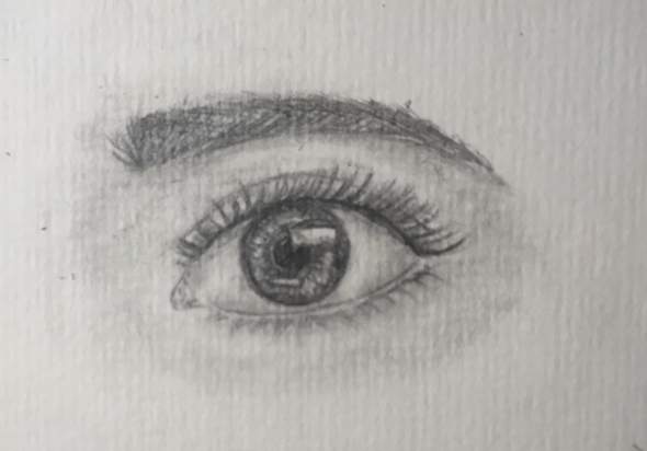 Verbesserungsmöglichkeiten (Zeichnung)? (Schule, Augen, Kunst)
