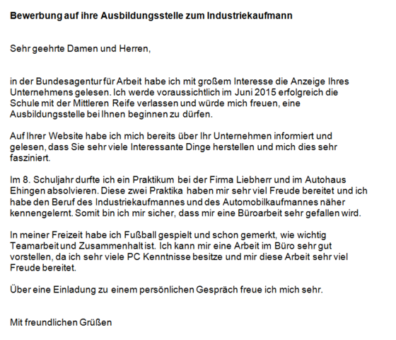 Verbesserungsvorschlage Fur Bewerbungsanschreiben Bewerbung Anschreiben