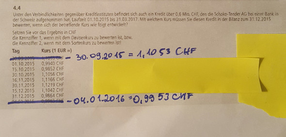 IHK Prüfungsfrage - (BWL, Währung, Rechnungswesen)