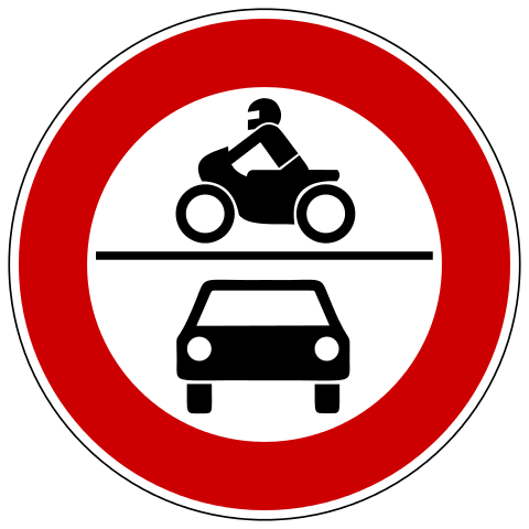 Verbot für Kfz aller Art - (Auto, Führerschein, Verkehrsrecht)