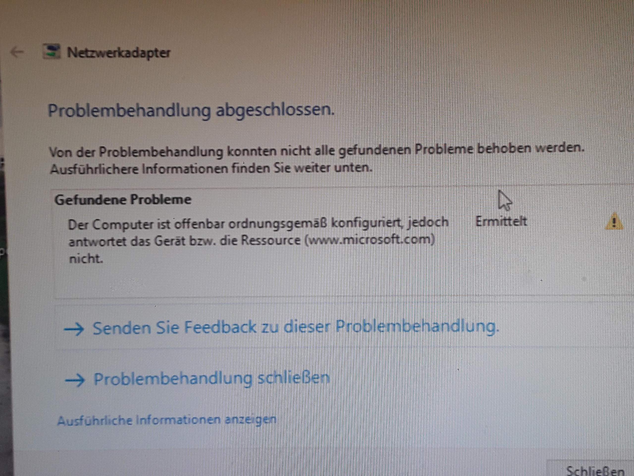 Verbunden, aber kein Was tun? Technik, PC)
