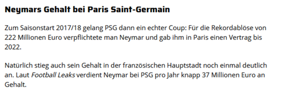 Verdient Neymar 37 Millionen Euro Netto Oder Brutto Fussball Bundesliga Champions League