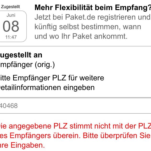 Was Tun Wenn Paket An Falsche Adresse Geschickt Wird Verkäufer hat das Paket falsche Adresse geschickt DHL merkwürdig