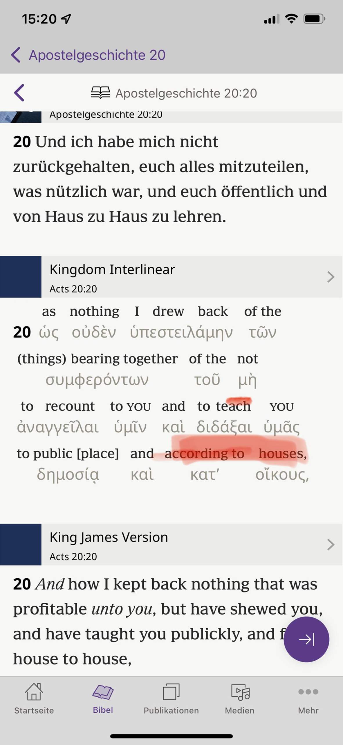 Verkündigten die Jünger Jesu und er selbst von Haus zu