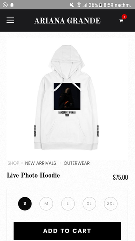 - (Shop, Ariana Grande)