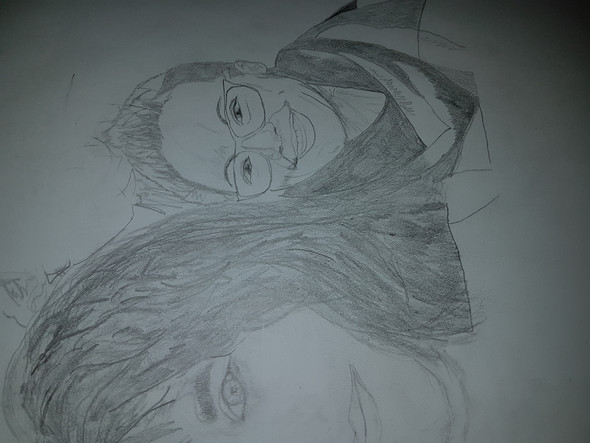 Versau Ich Die Skizze Furs Portrait Zeichnen Bleistift Liebe Freundschaft Kunst