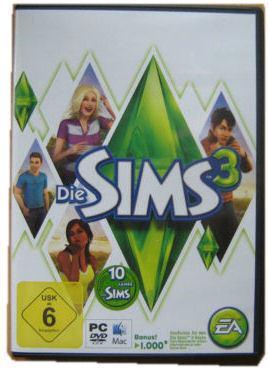Sims 3 PC Spiel mit anderem Cover - (Games, Sims 3, Unterhaltungselektronik)