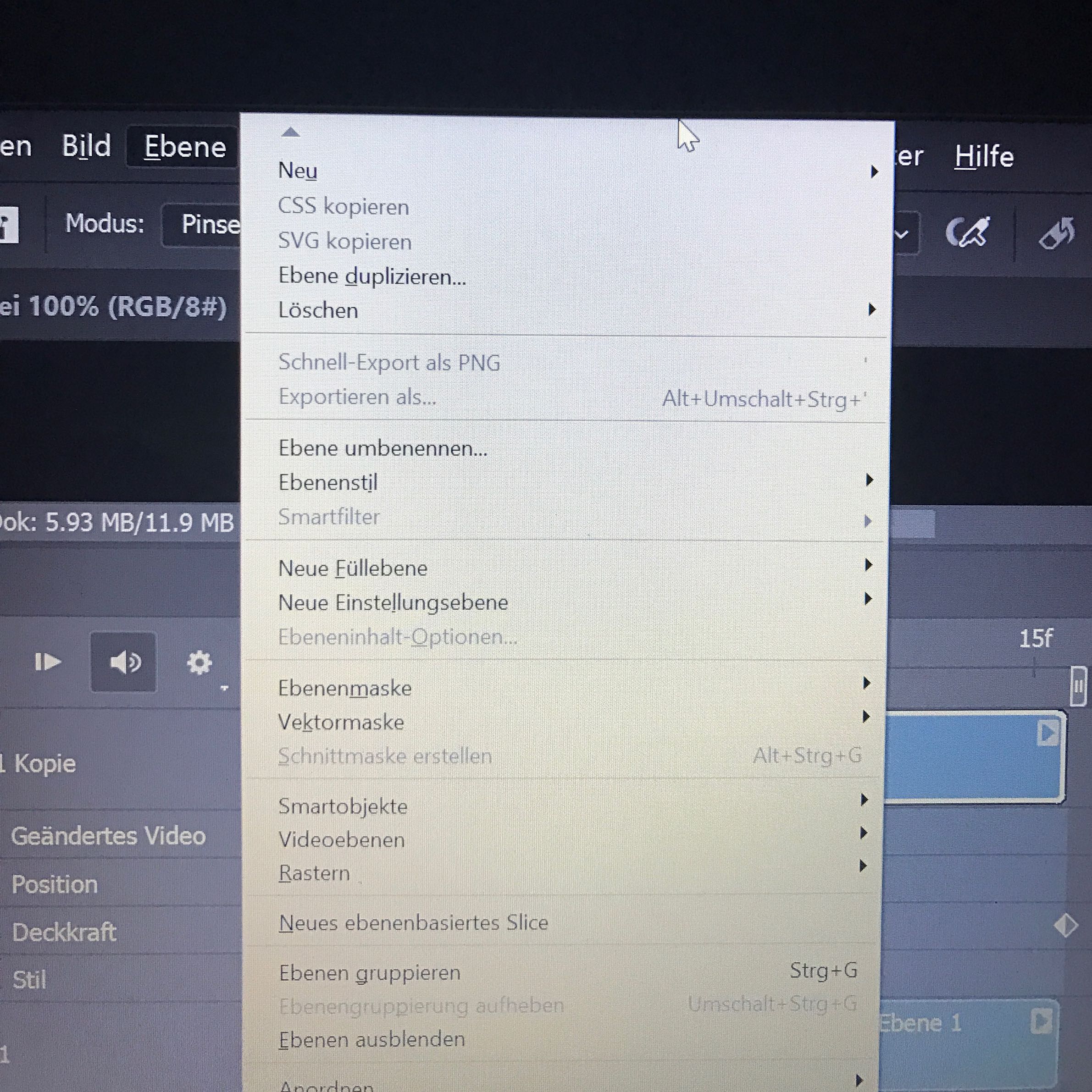 Verschmelzen Von 2 Ebenen Bei Photoshop Computer Adobe Bearbeiten