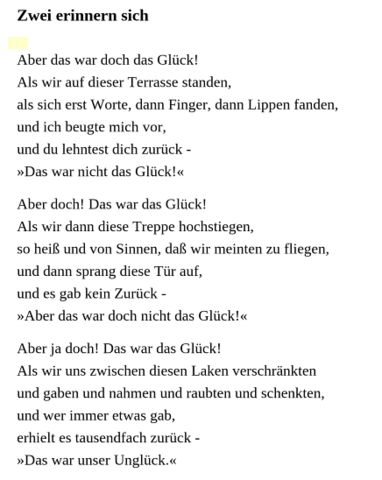 um dieses Gedicht handelt es sich :) - (Deutsch, Geschichte, Gedicht)