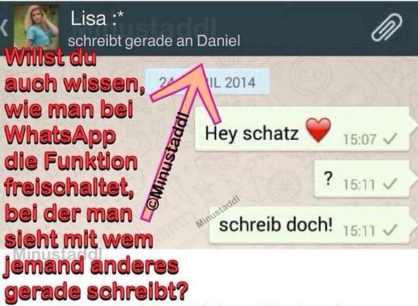 whatsapp schreibt