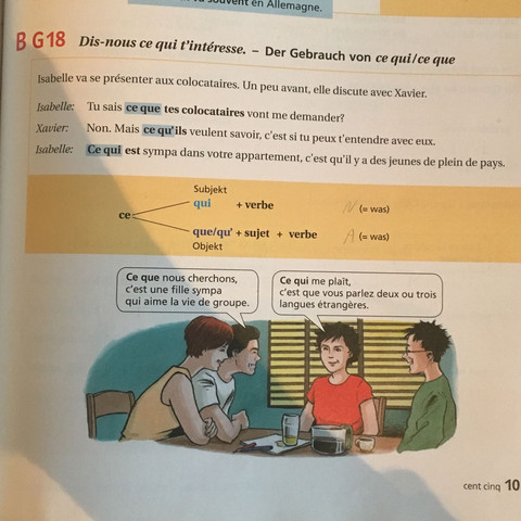 Die unverständliche Erklärung  - (Grammatik, Französisch, que)