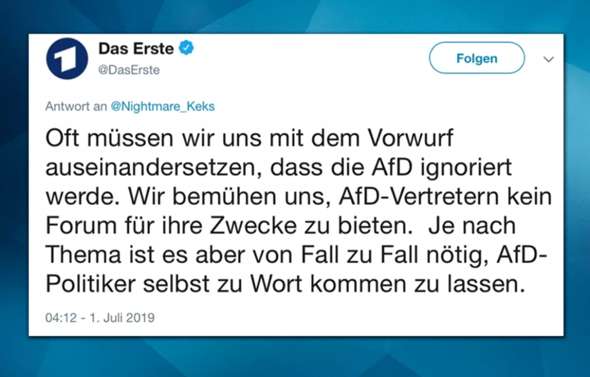 Verstosst Die Ard Gegen Ihr Neutralitatsgebot Politik Deutschland Gez