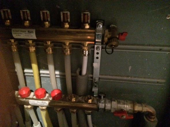 Verteiler Fussbodenheizung Heizkreis Verstellen Abdrehen Haus Heizung Fussbodenheizung