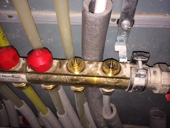 Verteiler Fussbodenheizung Heizkreis Verstellen Abdrehen Haus Heizung Fussbodenheizung