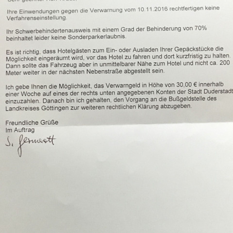 Verwarnung Zu Unrecht Wegen Falschparken Recht Meinung Verkehrsrecht