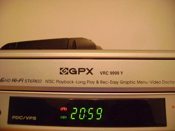 VHS Recorder empfängt nur analoge Programme