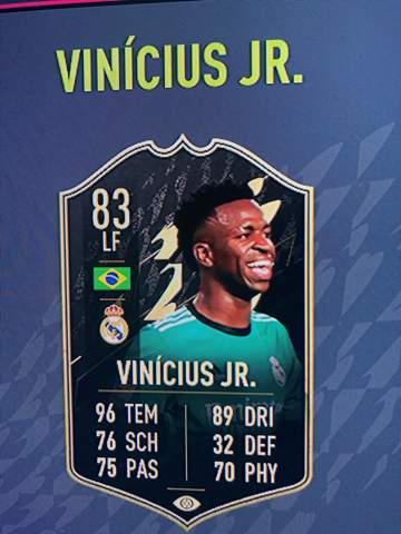 Vinicius Jr Inform 83?