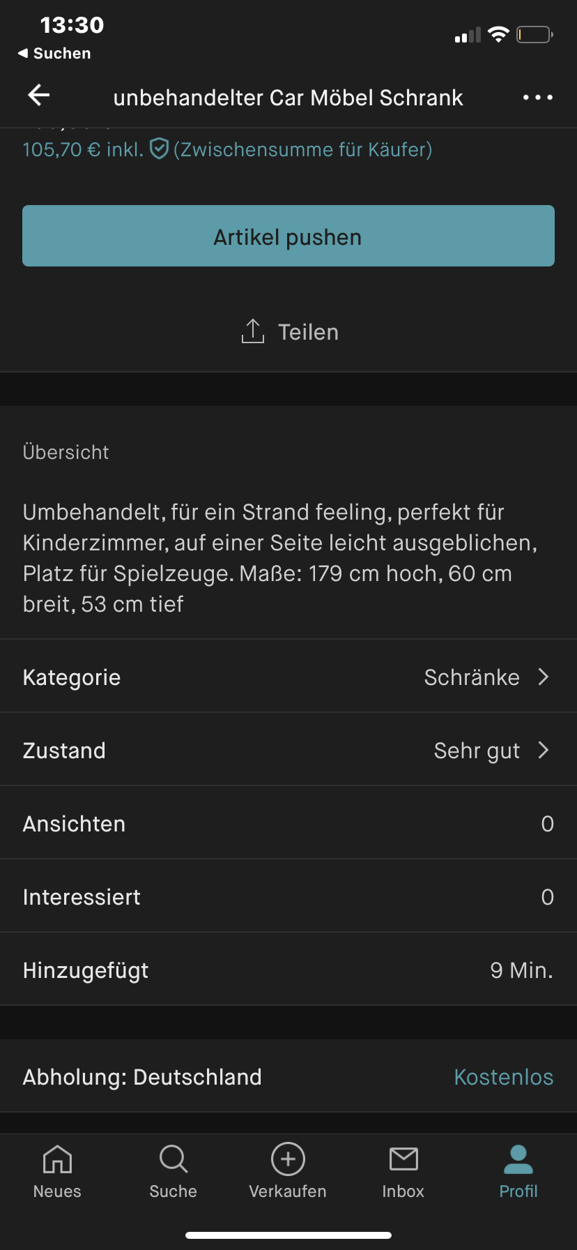 Vinted Artikel Beschreibung? (Kleidung, eBay, Post)