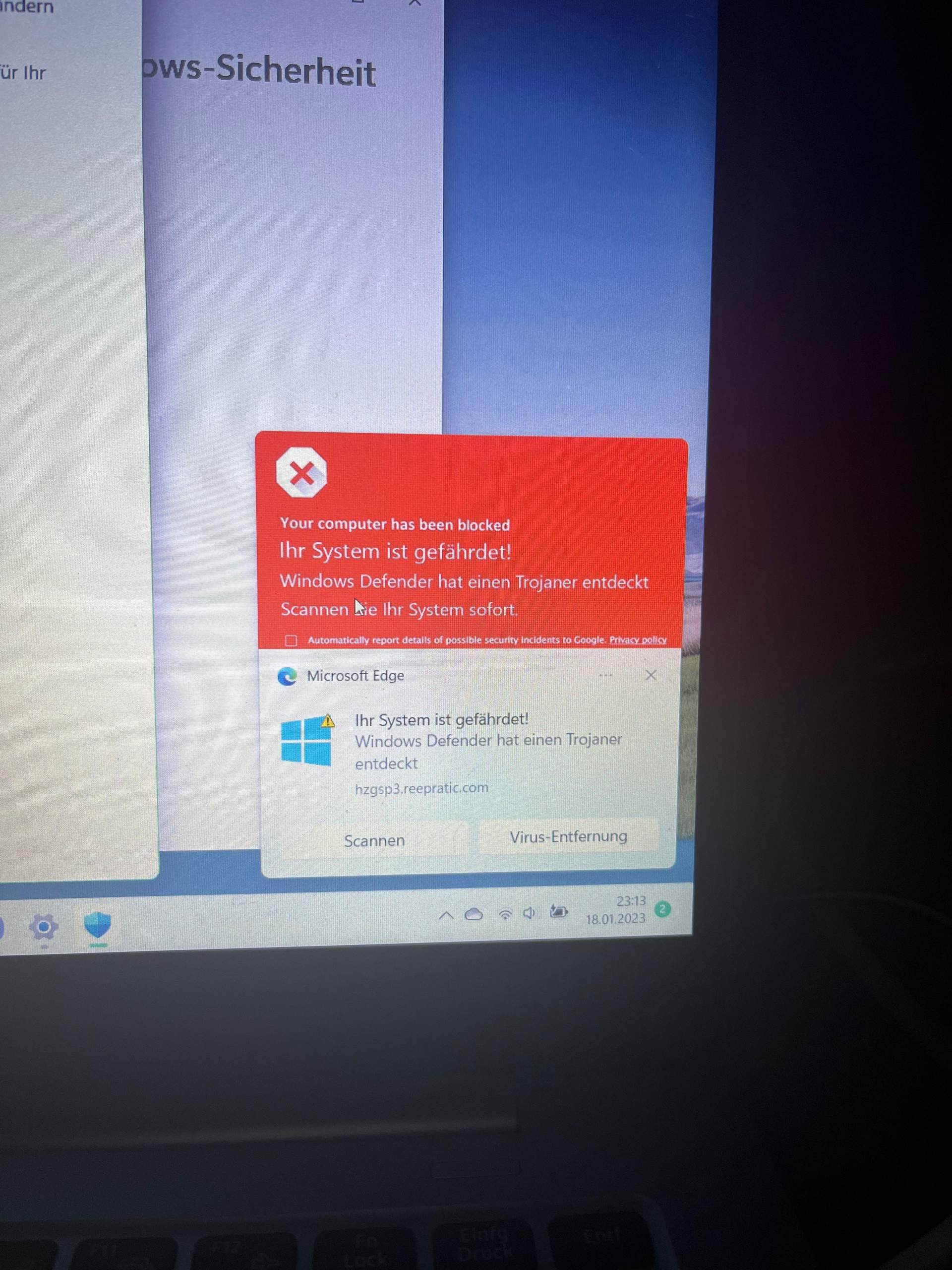 Viren auf dem Laptop? (Windows, Virus)