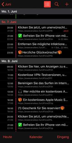 Viren Im Kalender Auf Iphone Entfernen Smartphone Apple Viren Im Kalender Auf Iphone Entfernen Smartphone Apple